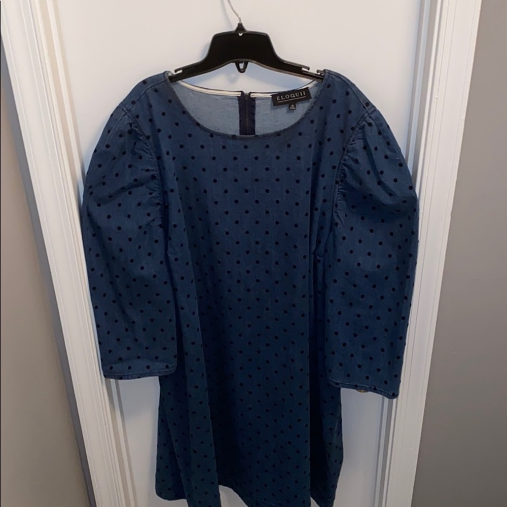 Denim Shift Dress
